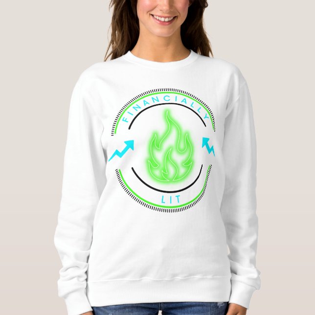 Ekonomiskt sett smart Money Energy Empowerment T Shirt (Framsida)