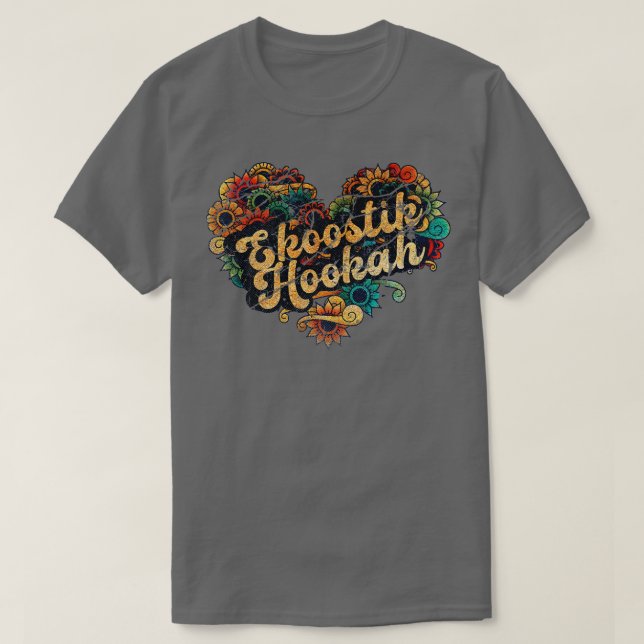 Ekoostik Hookah T Shirt (Design framsida)