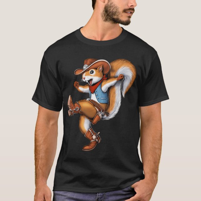Ekorr Cowboy T Shirt (Framsida)