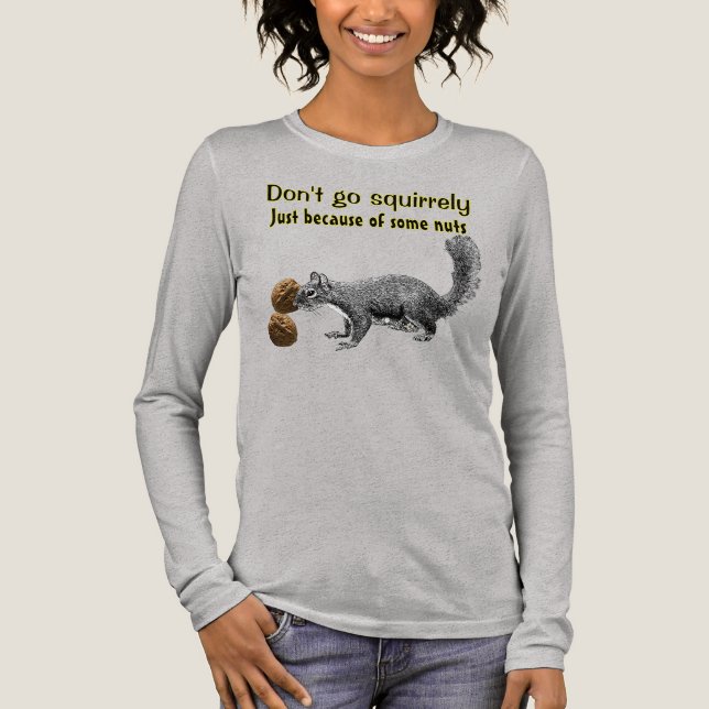Ekorrar går bärsärk t shirt (Framsida)