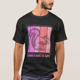 Ekorrar Gör Mig Glad Ekorre T Shirt