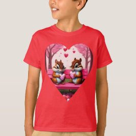 ekorrar och hjärtgodis t shirt