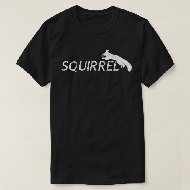 ekorrar som flyger ekorrar lustigt t shirt (Design framsida)