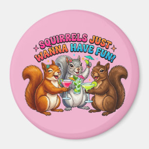 Ekorrar Vill Bara Ha Kul! Magnet