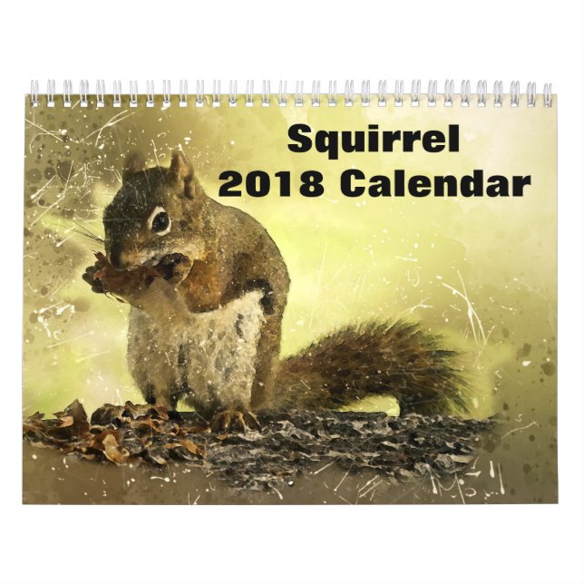Ekorre 2018 kalender (Omslag)