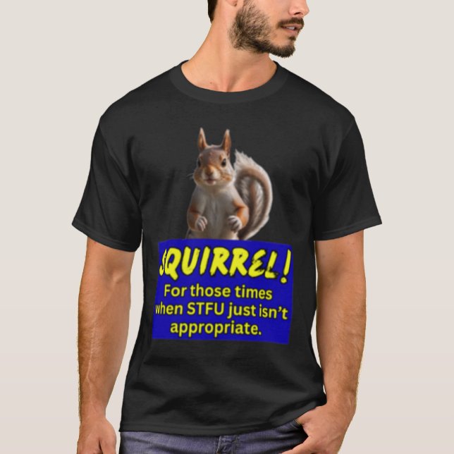 ekorre 2 Sticker T Shirt (Framsida)