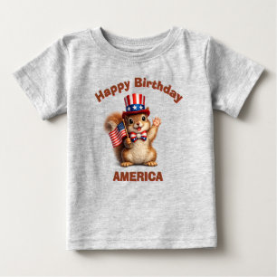 Ekorre (5m) Fosterlandsk barn t-shirt