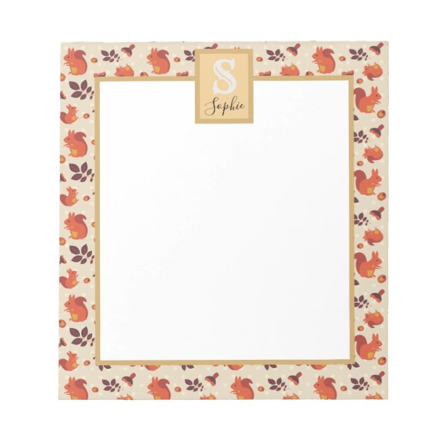 ekorre anteckningsblock (Framsida)