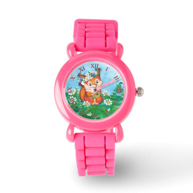 ekorre armbandsur (Framsida)