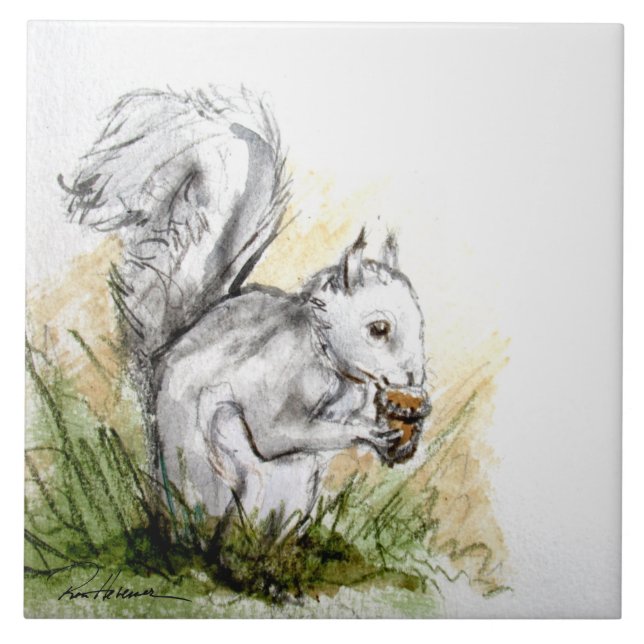 ekorre borta. . . kakelplatta (Framsidan)