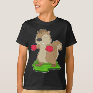 Ekorre Boxare Boxningshandskor Boxning T Shirt