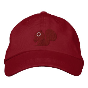 Ekorre Broderad Keps