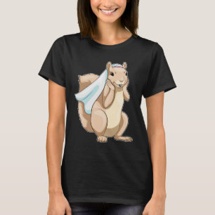 Ekorre Brudslöja Bröllop T Shirt