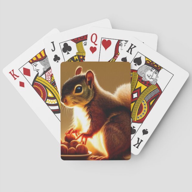 ekorre casinokort (Baksidan)