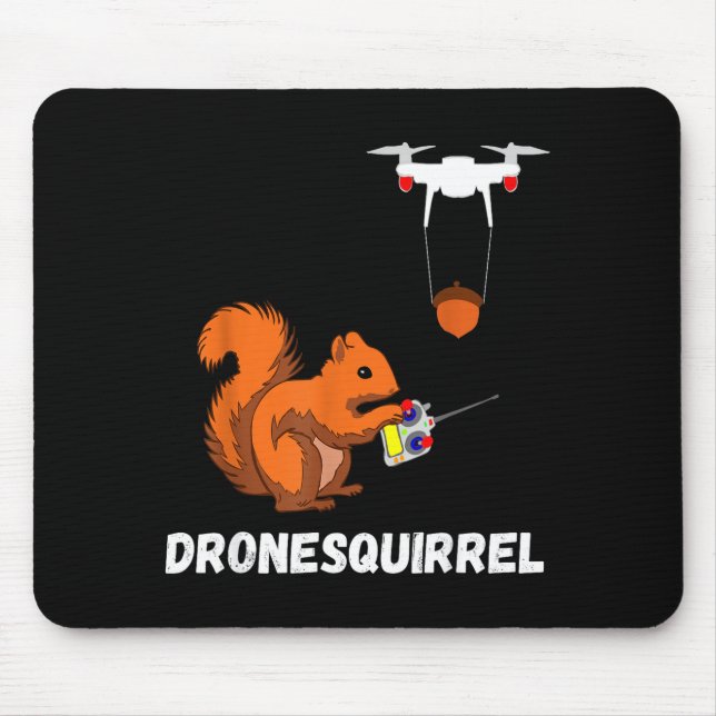 Ekorre Drönarpilot Quadcopteroperatörer Design Musmatta (Framsidan)