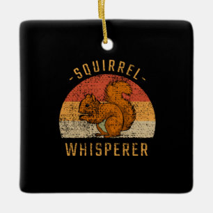 ekorre - ekorre Whisperer Julgransprydnad Keramik