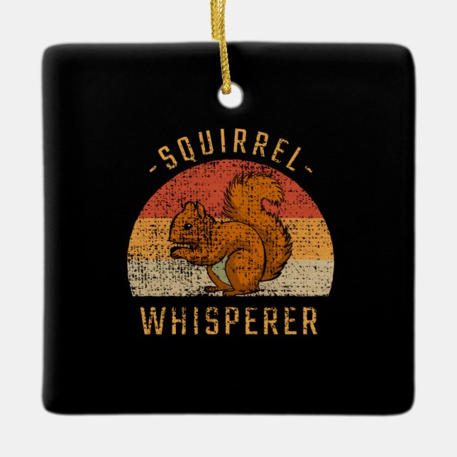 ekorre - ekorre Whisperer Julgransprydnad Keramik (Framsida)