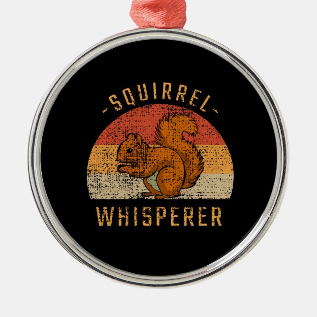 ekorre - ekorre Whisperer Julgransprydnad Metall (Framsidan)