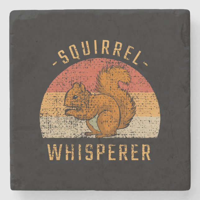ekorre - ekorre Whisperer Stenunderlägg (Framsidan)