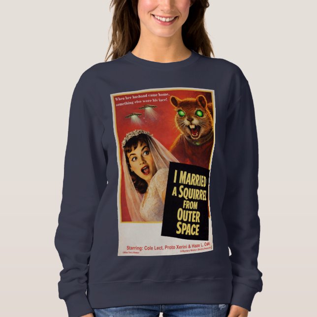 Ekorre från Yttre Rymden T Shirt (Framsida)