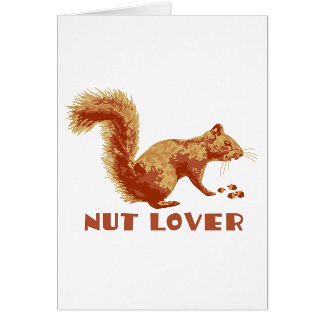 ekorre hälsningskort (Framsidan)