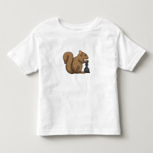 ekorre i Chess med Chess biet Bishop T Shirt