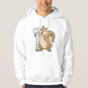 ekorre i Chess med Chess biet Kung Hoodie