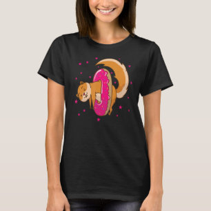 ekorre i Donut Träd Rodent Nöt T Shirt