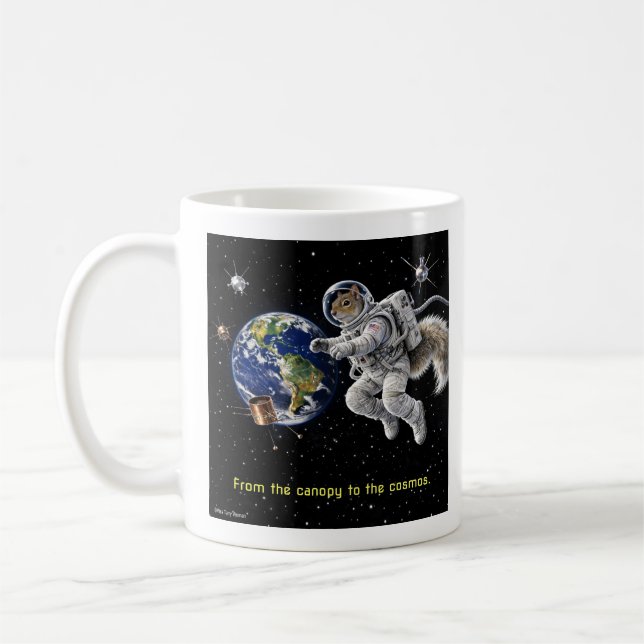 Ekorre i rymden kaffemugg (Vänster)