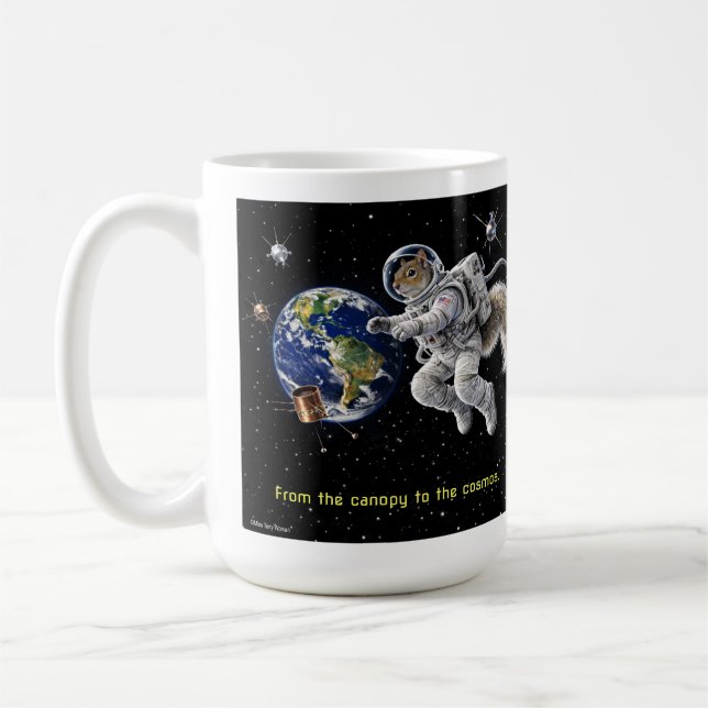 Ekorre i rymden kaffemugg (Vänster)