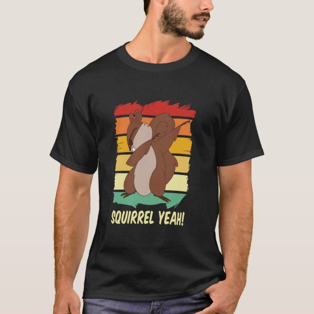 Ekorre Ja! - Ekorrälskare T Shirt (Framsida)