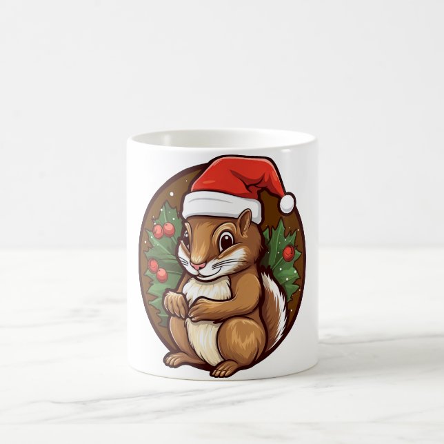 Ekorre jul kaffemugg (Center)