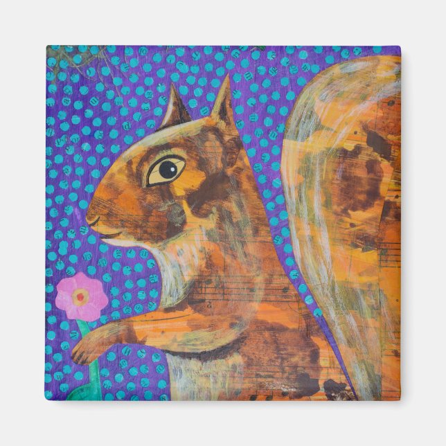 ekorre magnet (Framsidan)