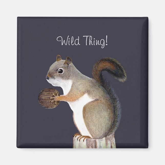 ekorre magnet (Framsidan)