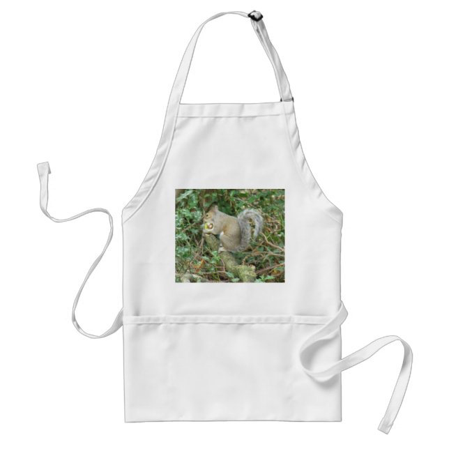 ekorre med Acorn Apron Förkläde (Framsidan)
