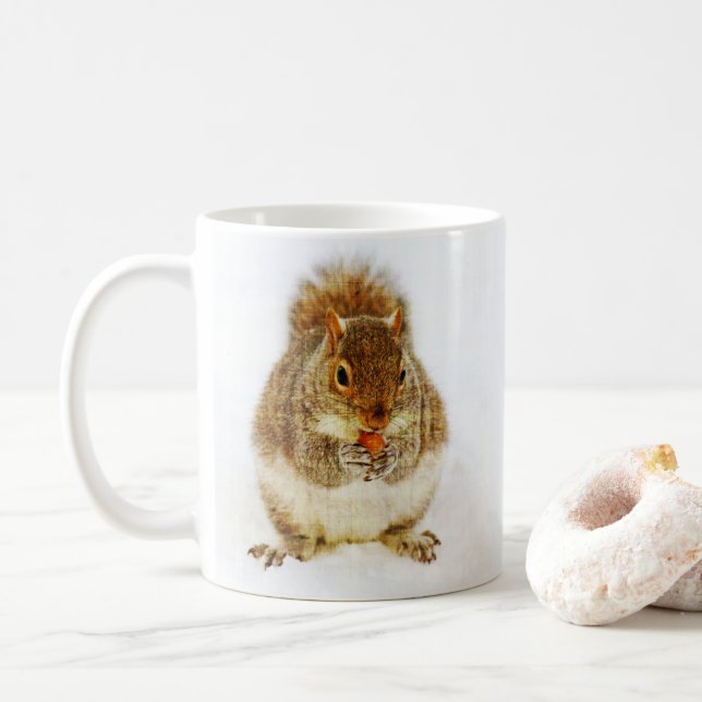 ekorre med Acorn Kaffemugg (Med munk)