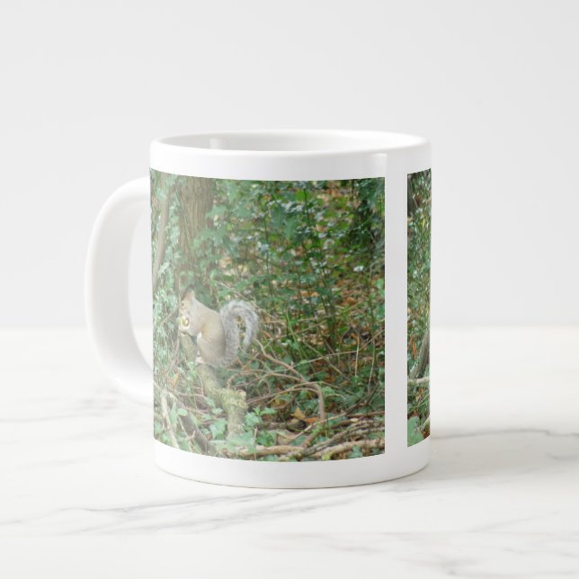 ekorre med Acorn Mugg Jumbo Mugg (Framsida vänster)