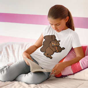 ekorre med akorn t shirt