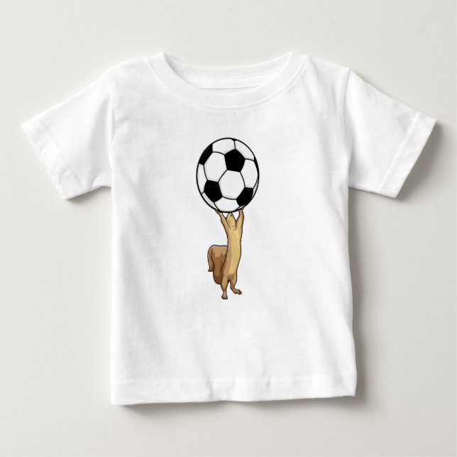 ekorre med fotboll t shirt (Framsida)