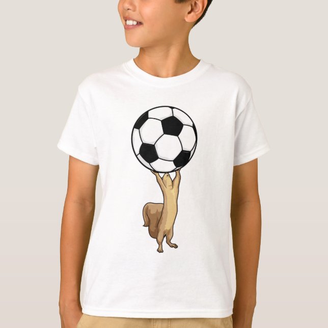 ekorre med fotboll t shirt (Framsida)