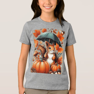 ekorre med paraply t shirt