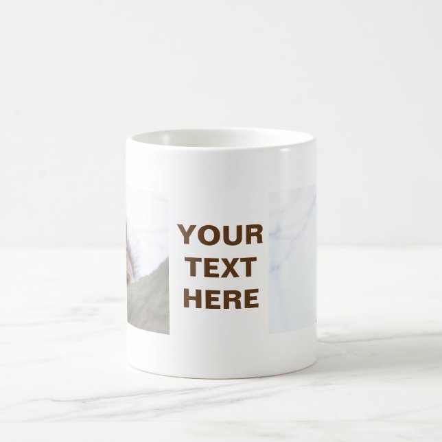 ekorre med valnöt kaffemugg (Center)