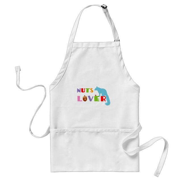 Ekorre nötter älskare förkläde (Framsidan)
