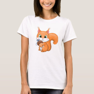 ekorre och akorn. t shirt