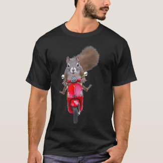 Ekorre På En Skoter T Shirt