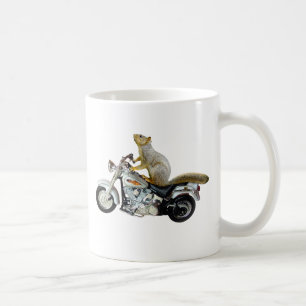 Ekorre på motorcykeln kaffemugg