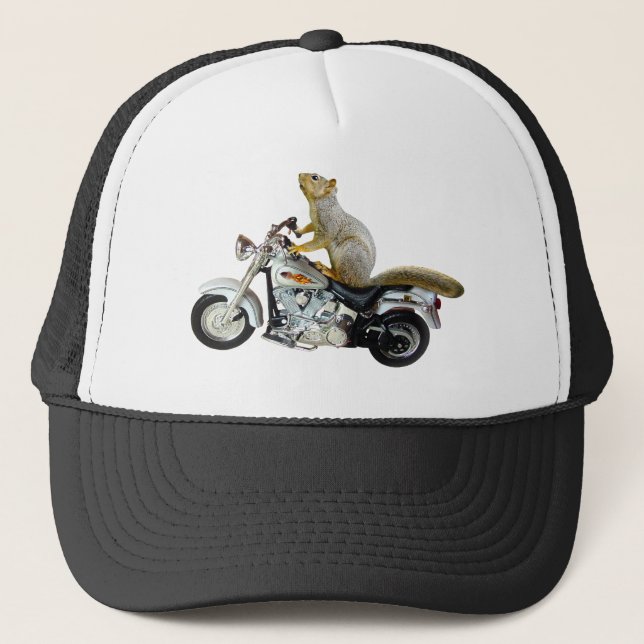 Ekorre på motorcykeln keps (Framsida)