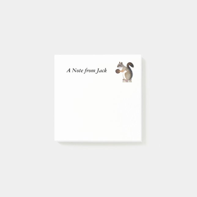 ekorre post-it block (Framsida)