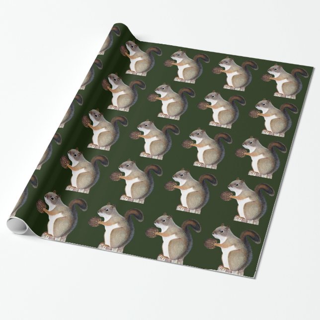 Ekorre Presentpapper (Utrullad)