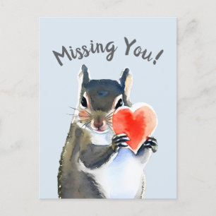 ekorre saknas dig vykort